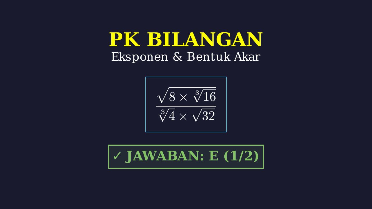 Menyederhanakan Bentuk Akar