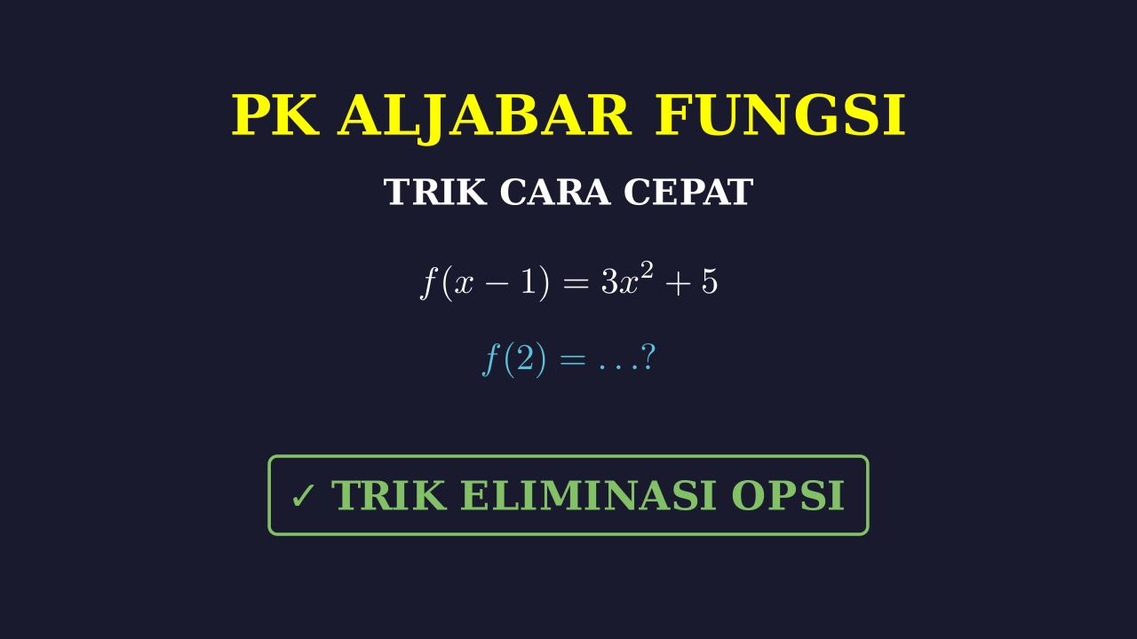 Trik Cepat Eliminasi Opsi