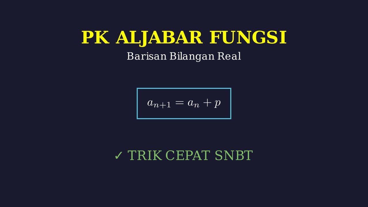 Barisan Bilangan Real