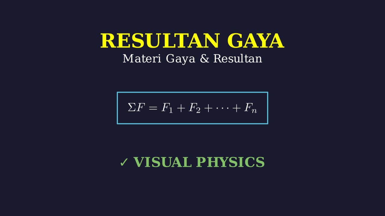 VISPHY: Gaya dan Resultan Gaya