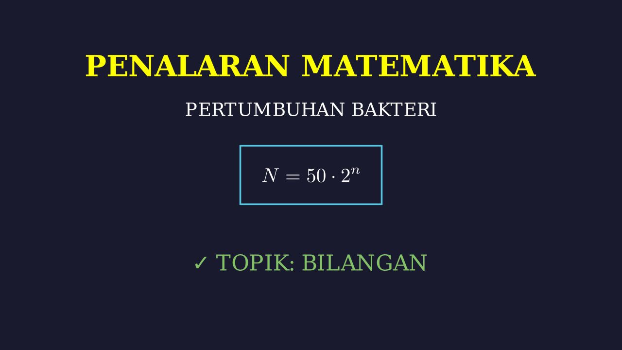 Pertumbuhan Bakteri X