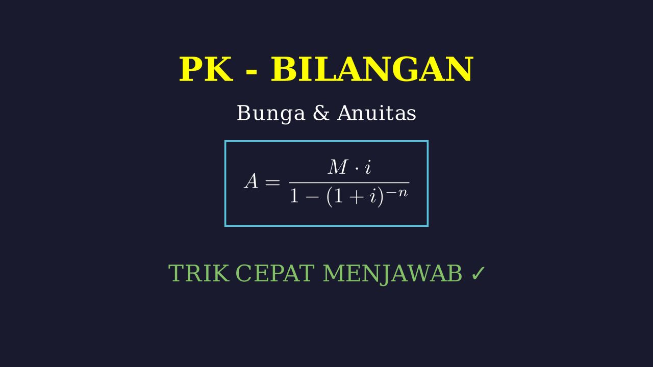 Suku Bunga: Anuitas, Majemuk, dan Tunggal