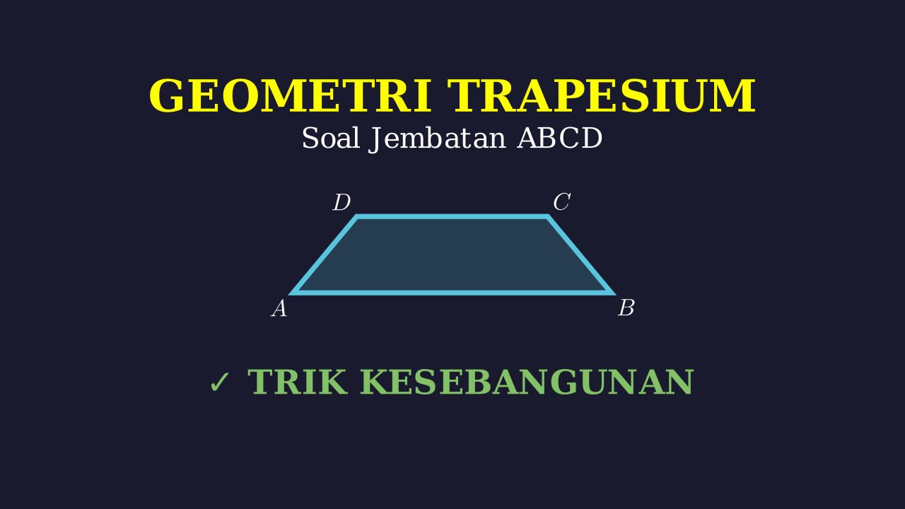 Geometri: Struktur Jembatan Trapesium