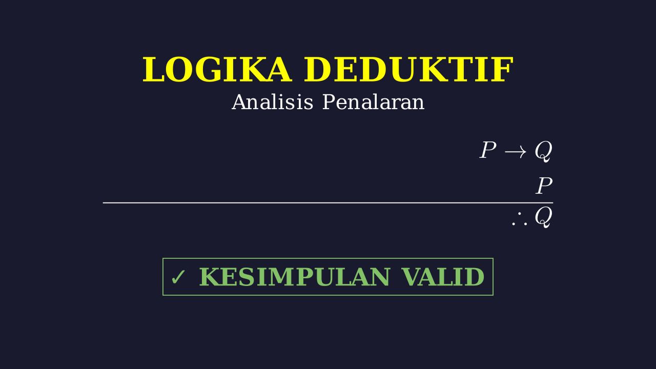 Penalaran Logika: Premis dan Kesimpulan