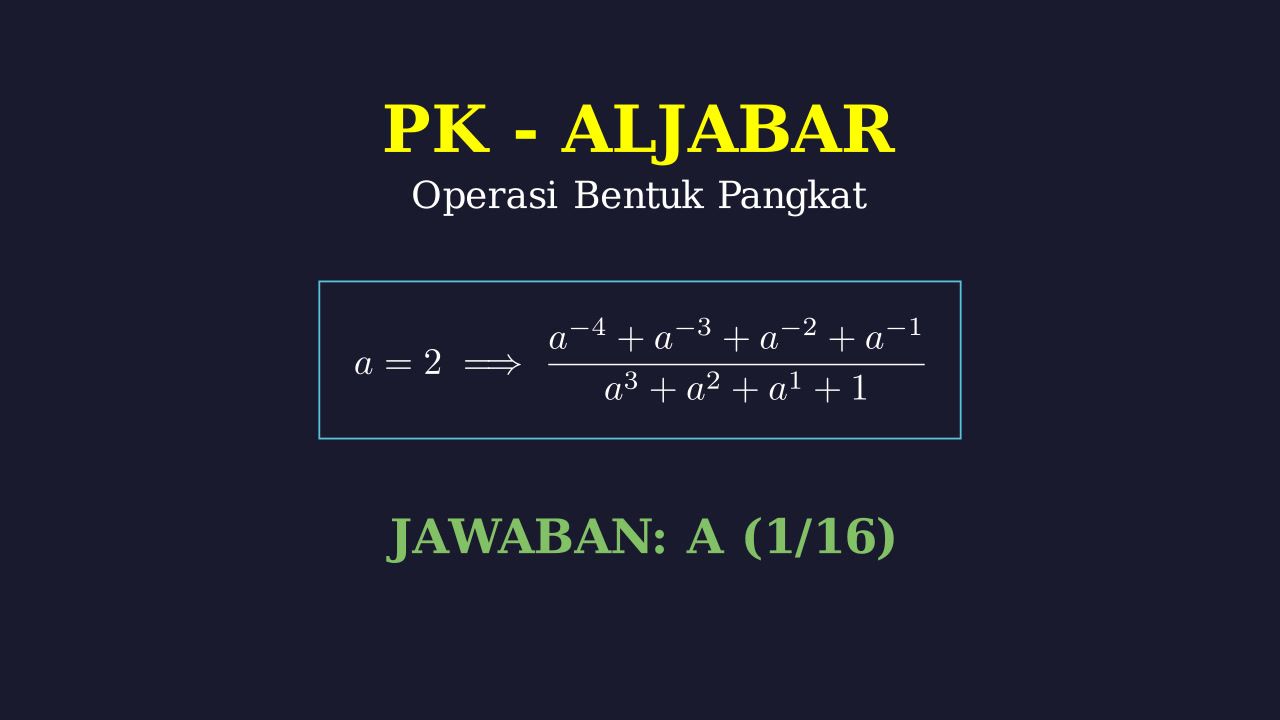 Menghitung Nilai Eksponen