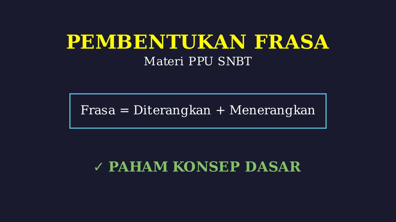 Mengenal Frasa