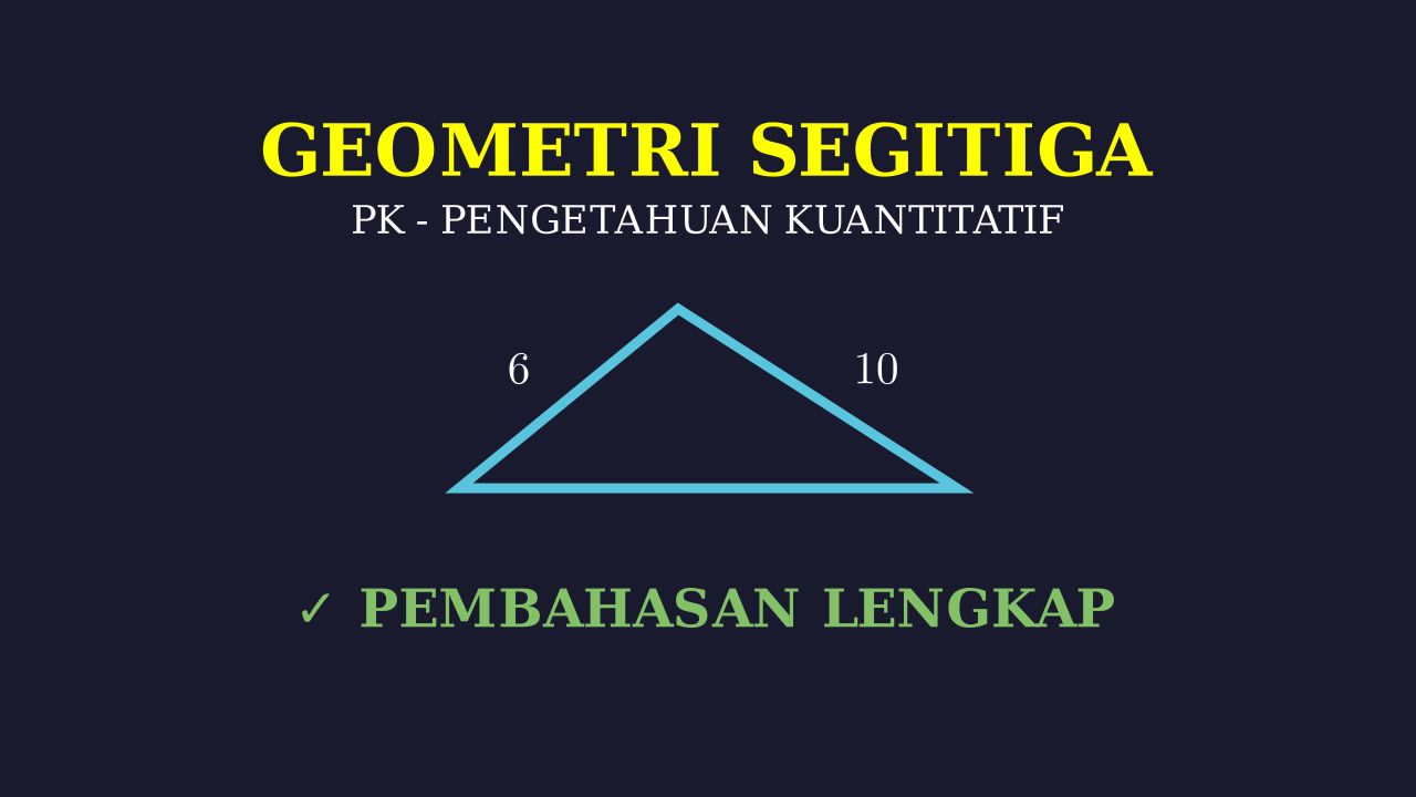 Menghitung Panjang Sisi Segitiga