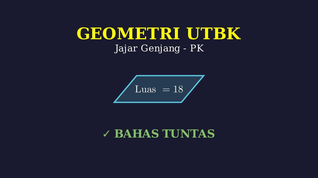 Luas Jajar Genjang: Koordinat Titik