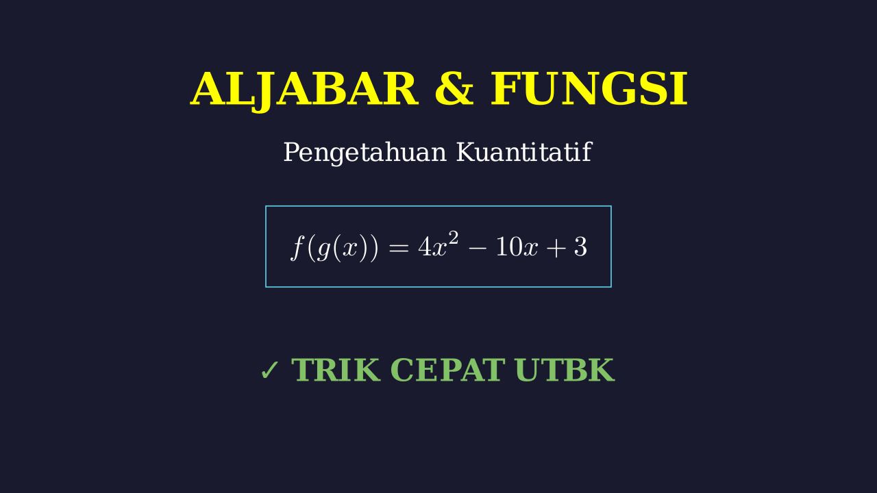 Mengenal Konsep Aljabar