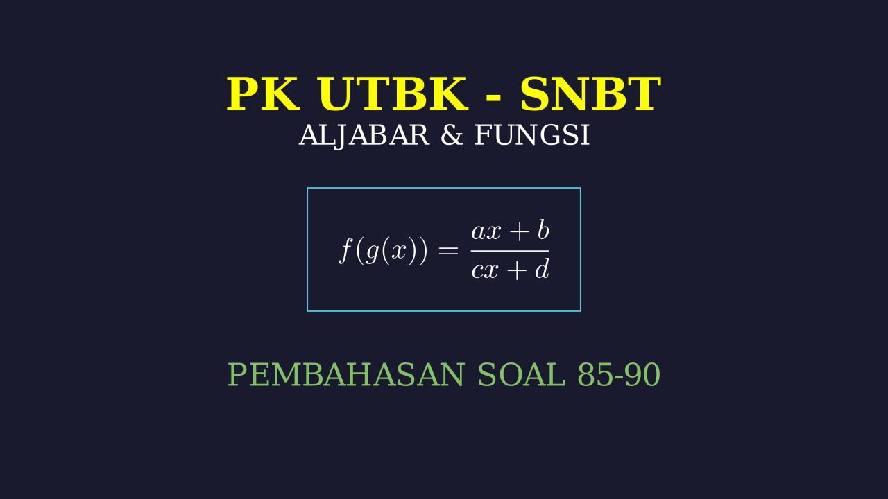 Analisis Soal Nomor 85-90