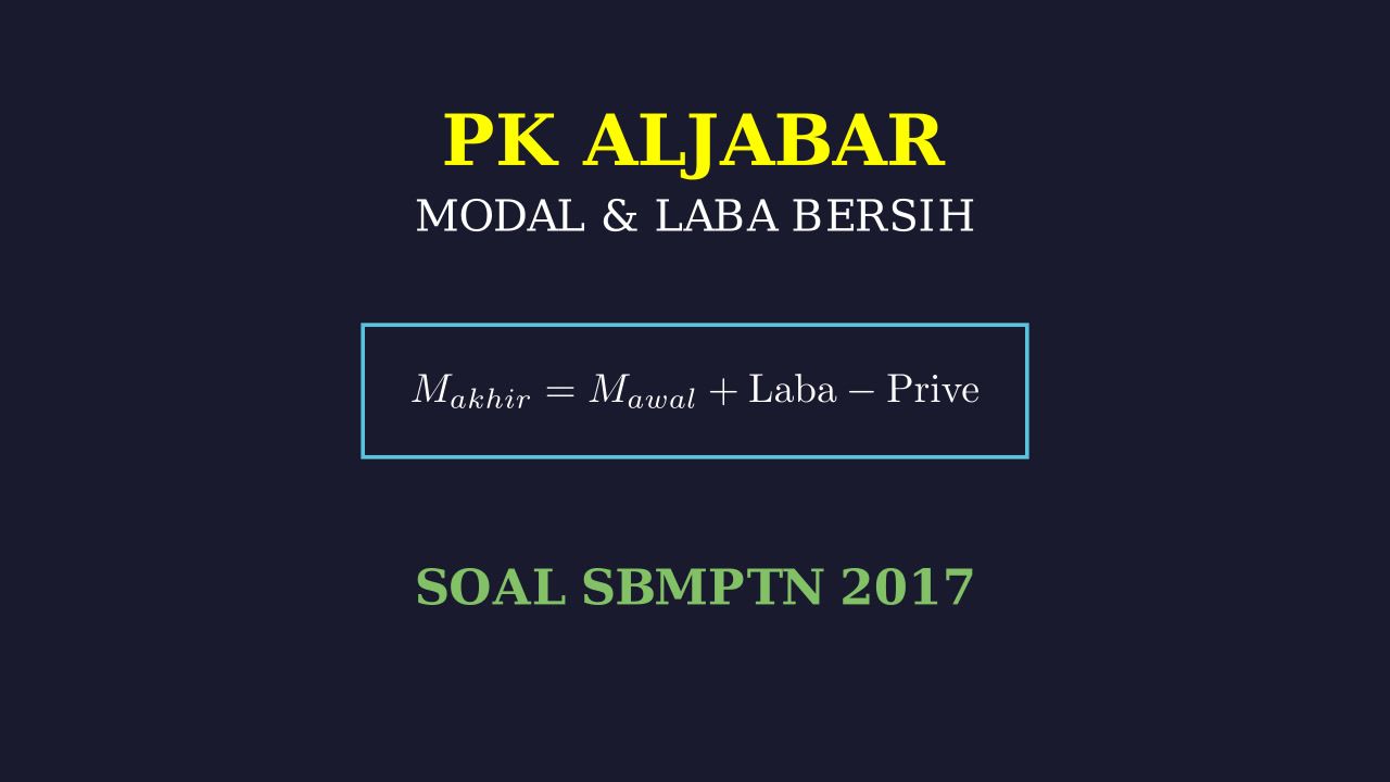 Menghitung Modal Akhir: Laba dan Prive