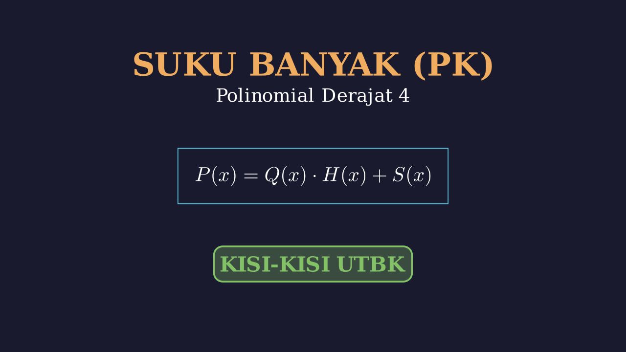 Suku Banyak: Menentukan Sisa Pembagian