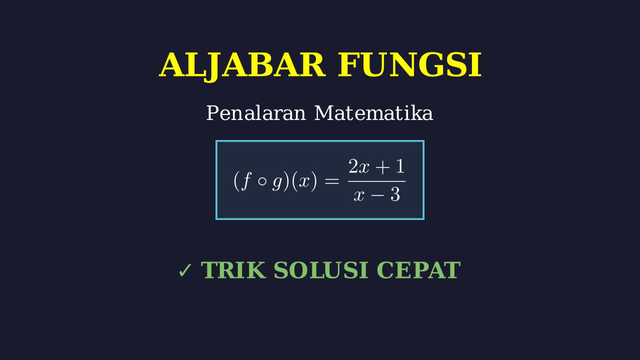Bedah Kisi-Kisi Soal Matematika