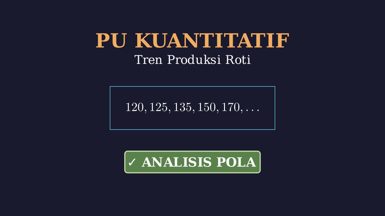 Analisis Tabel: Tren Produksi Roti