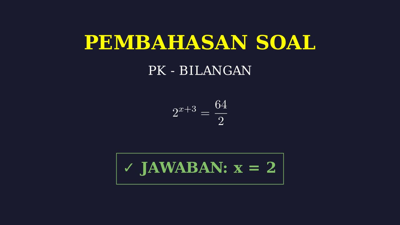 Pembahasan Soal Matematika