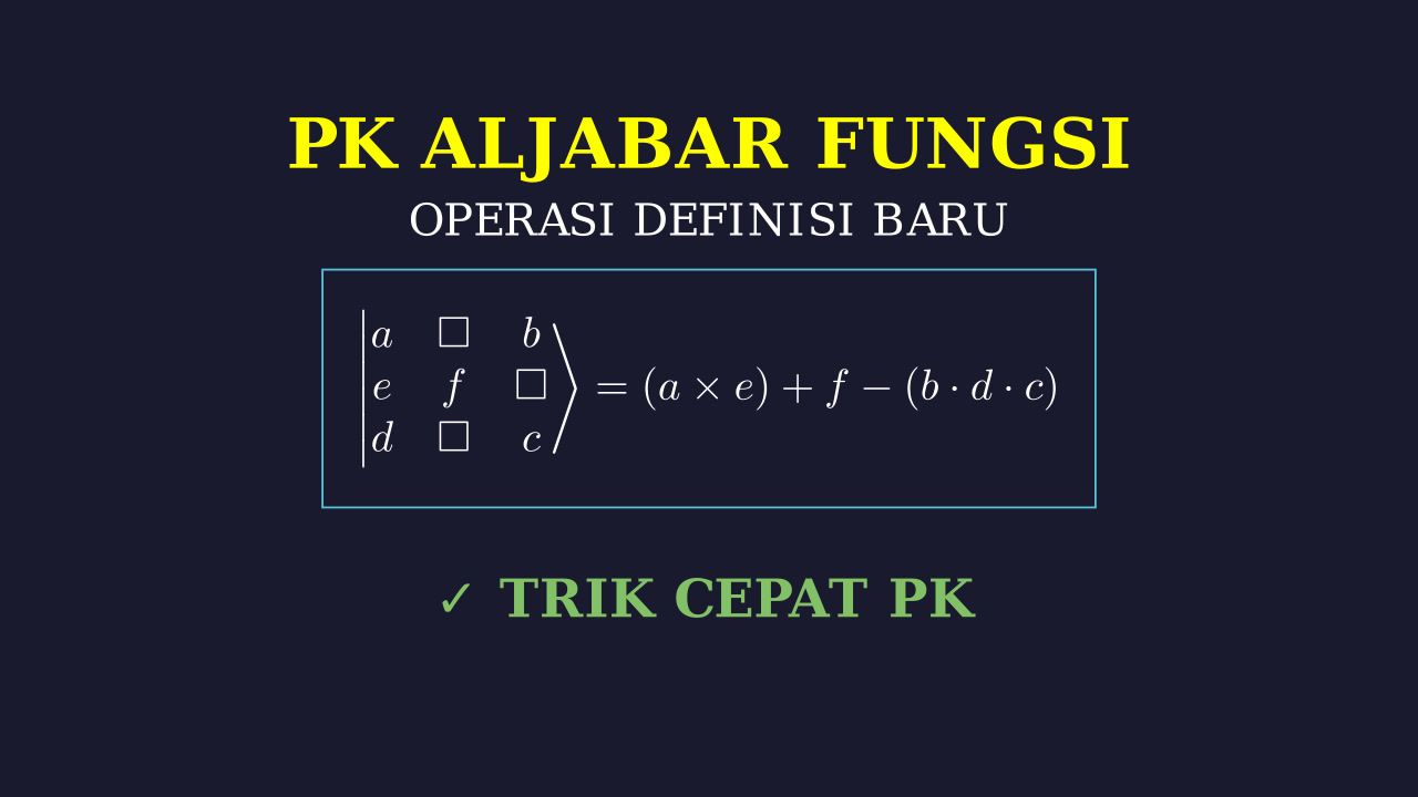 Operasi Simbol Matematika