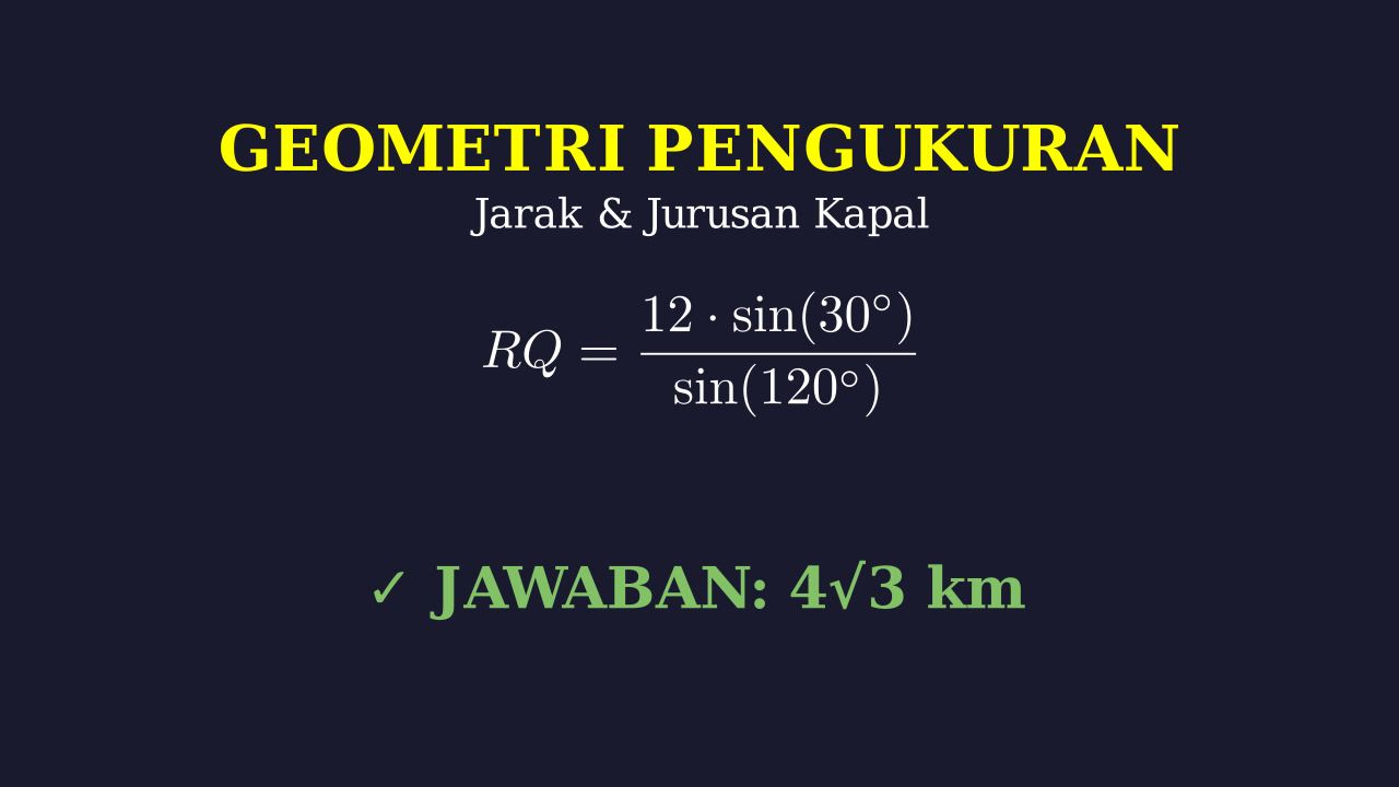 Jarak Antar Kapal: Jurusan Tiga Angka
