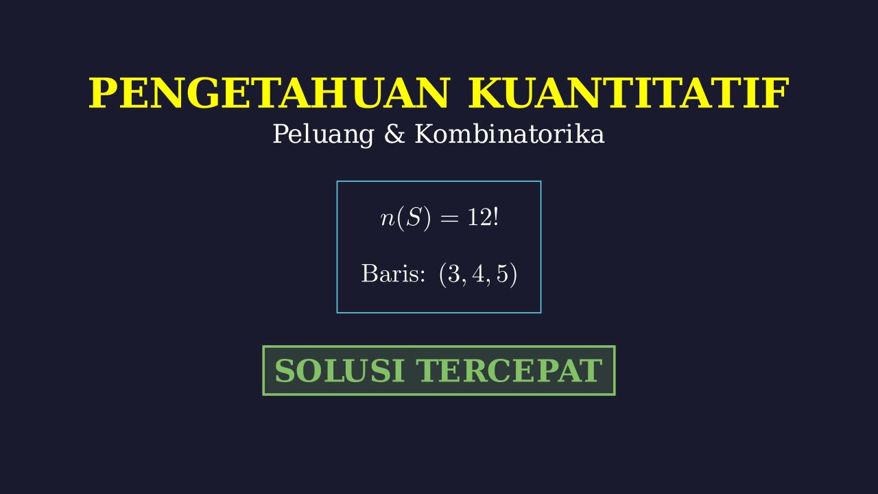 Soal Cerita: Pengaturan Tempat Duduk