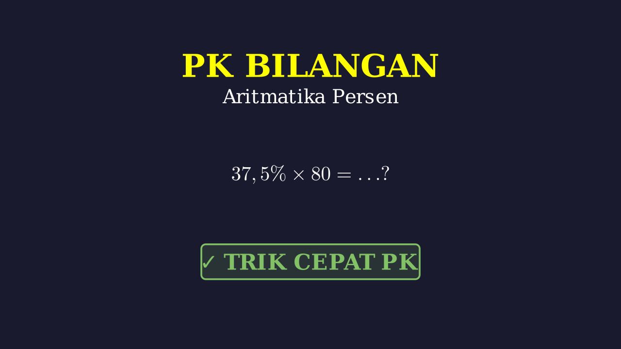 Aritmatika Persen