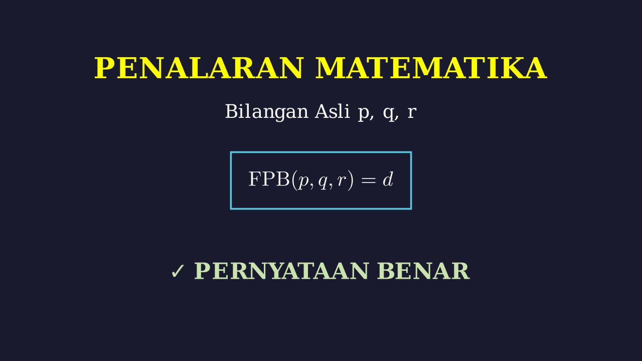 Analisis Bilangan: Faktor Persekutuan Terbesar