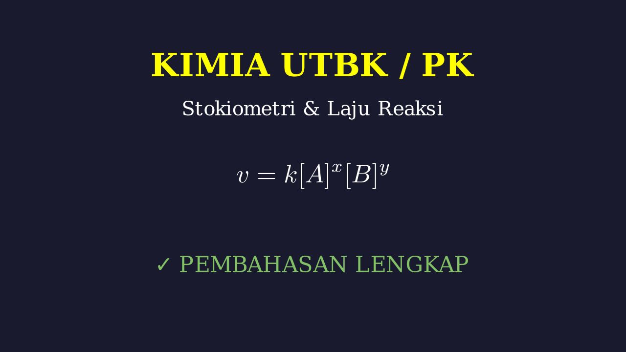 Materi Kimia: Stoikiometri Hingga Termokimia