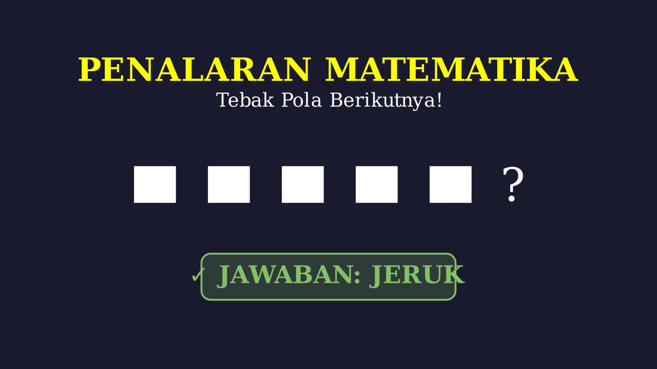Menebak Pola Gambar