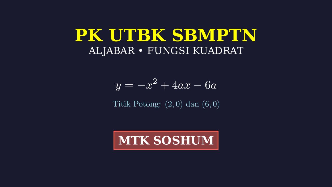 Grafik Fungsi Kuadrat dan Persamaan Garis