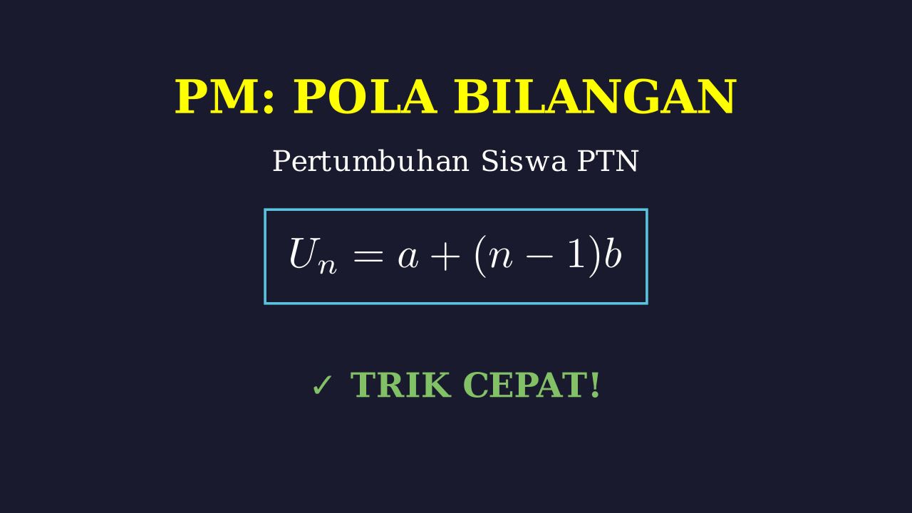 Pertumbuhan Kelulusan Prosus Inten: Barisan Aritmetika