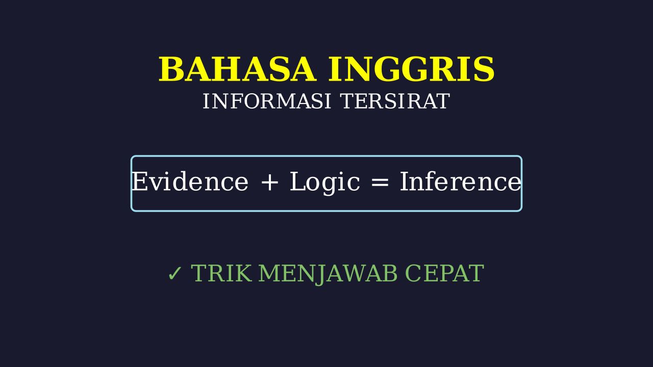 Menentukan Informasi Tersirat