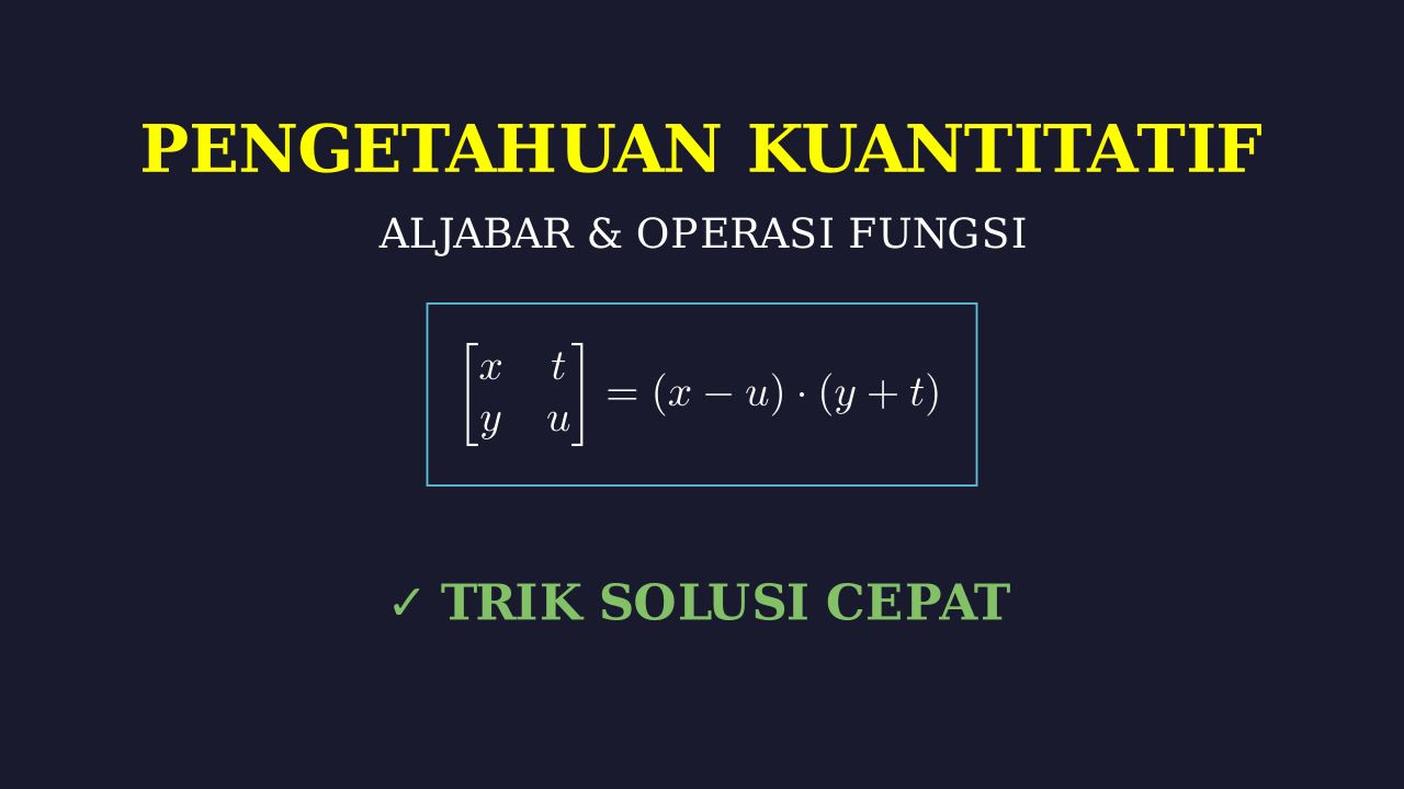 Operasi Matriks Bilangan Bulat