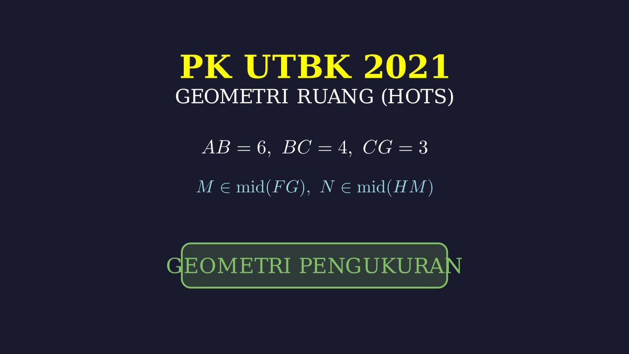 Geometri Ruang: Soal HOTS Balok