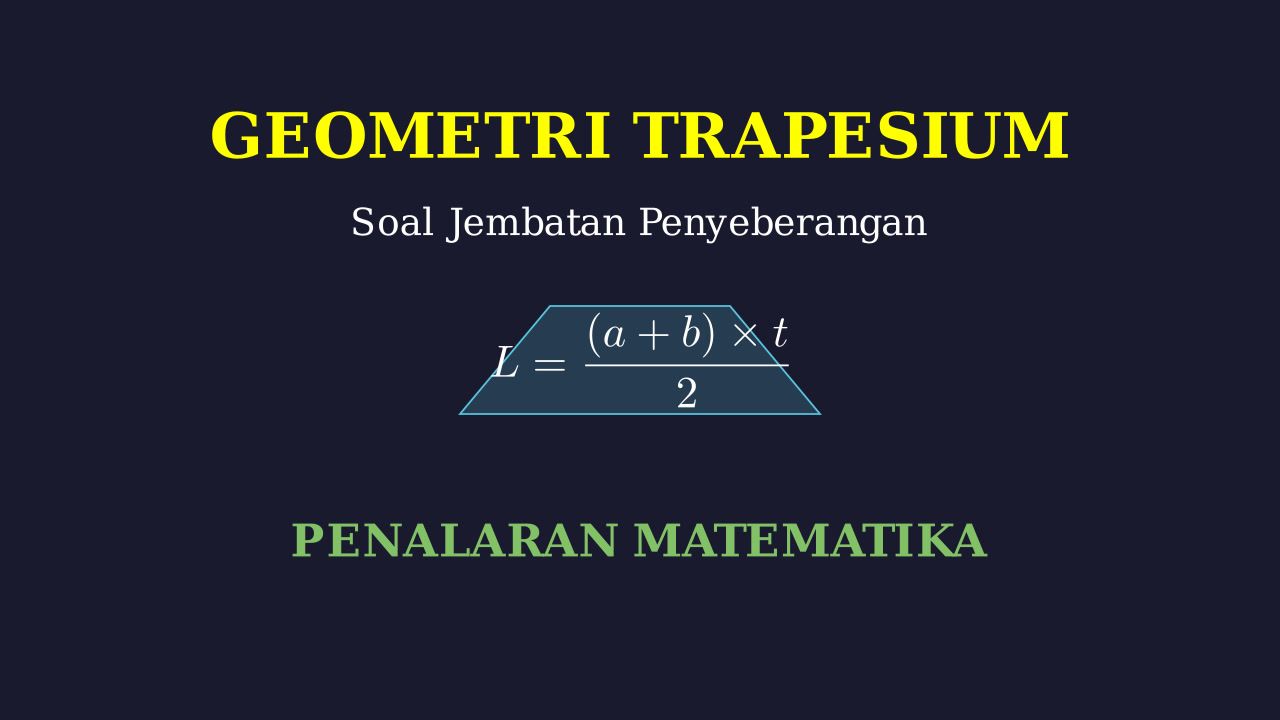 Geometri: Jembatan Bentuk Trapesium