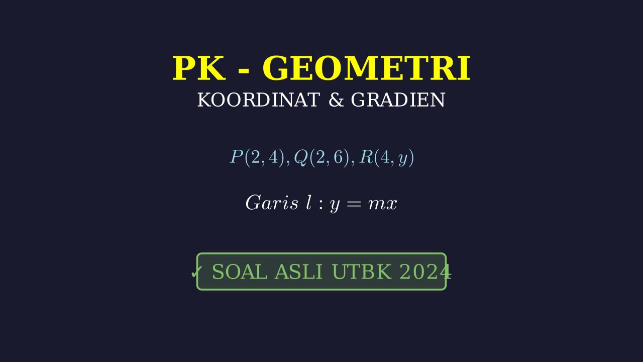 UTBK 2024: Garis Memotong Segitiga