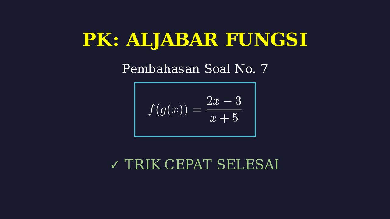 Penyelesaian Soal Matematika