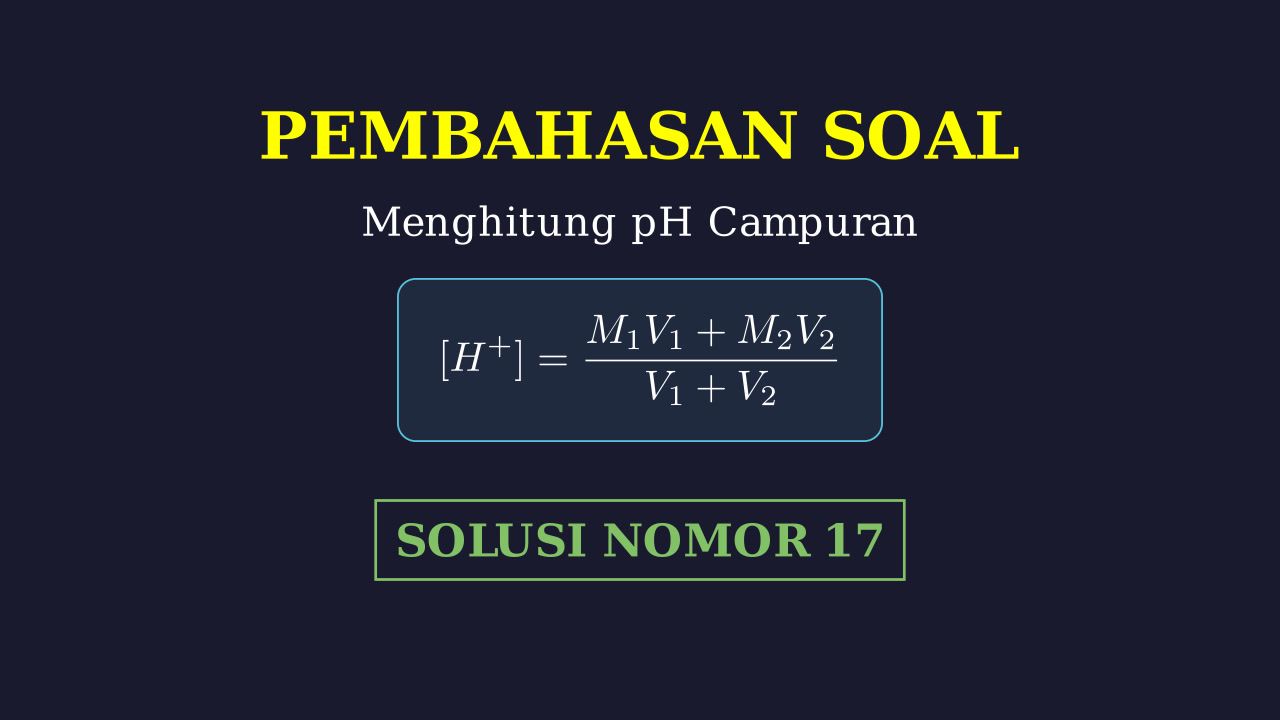 Menghitung pH Campuran
