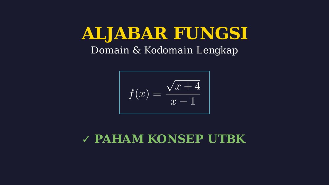 Domain Dan Kodomain: Panduan Lengkap