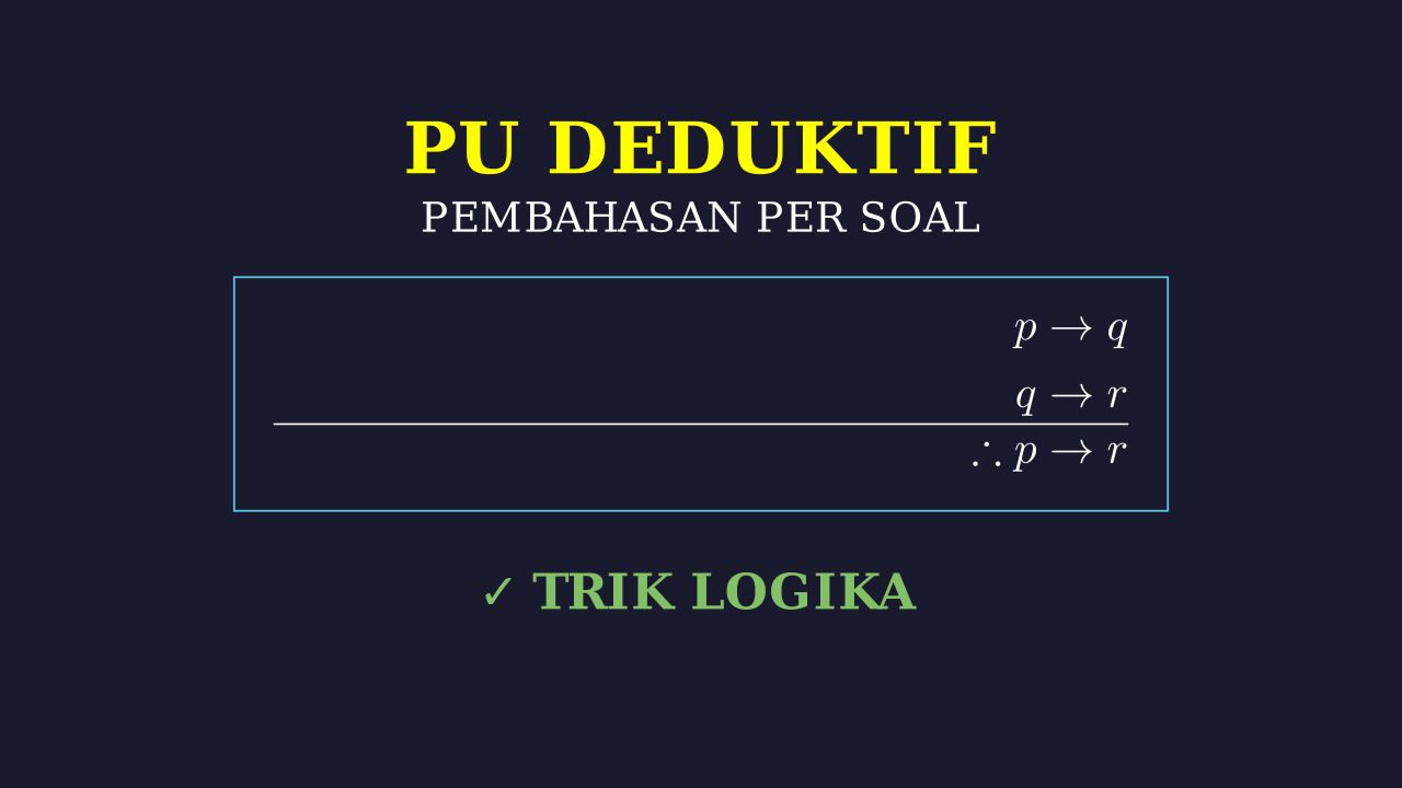 Video Pembahasan Soal