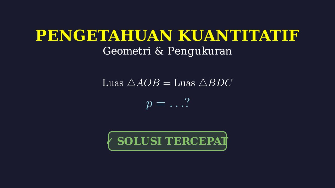 Bahas Soal Luas Segitiga & Waktu Kerja