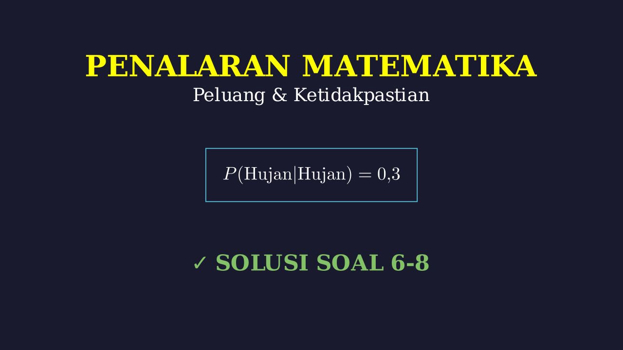 Peluang Kejadian: Prediksi Cuaca