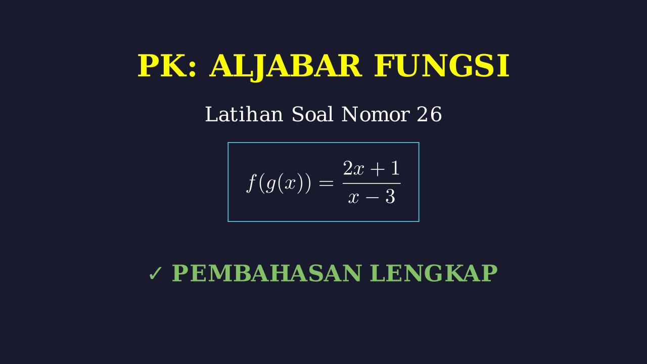Pembahasan Soal Nomor 26