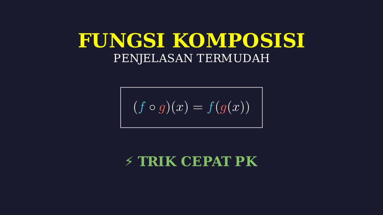 Fungsi Komposisi: Konsep & Trik Cepat