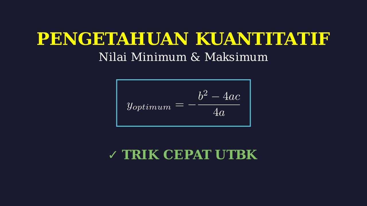 Menentukan Nilai Maksimum Dan Minimum Fungsi
