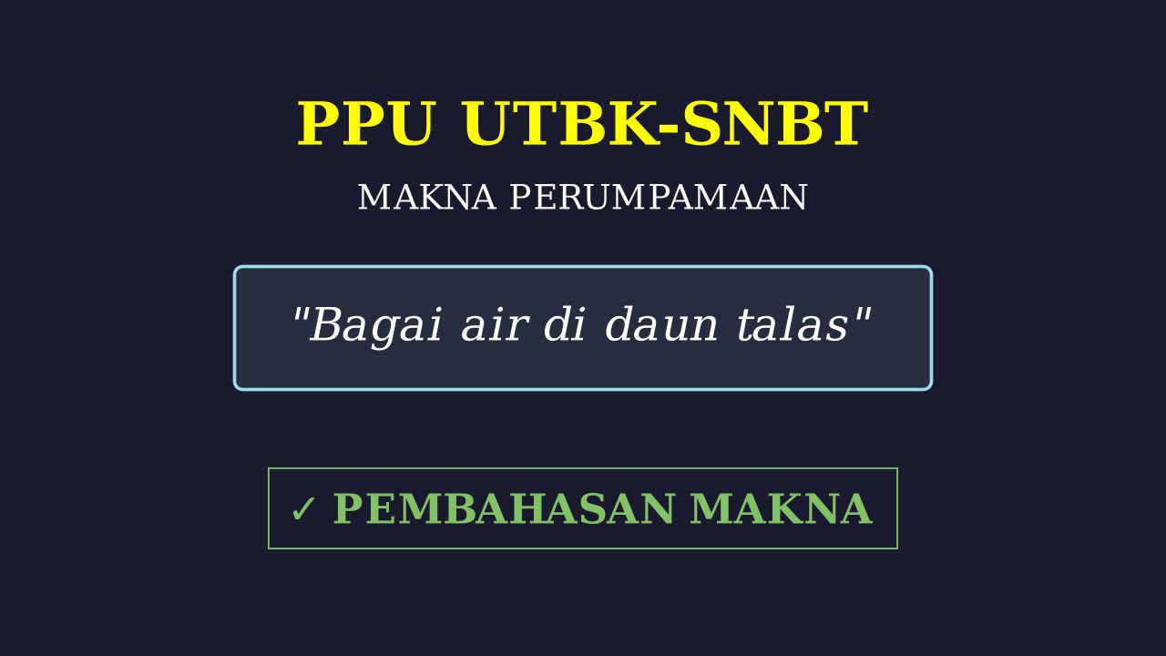 Mengenal Perumpamaan