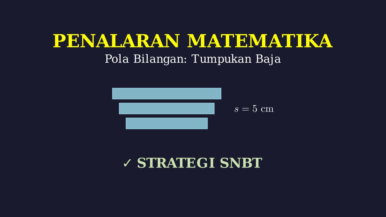 Menghitung Tumpukan Baja Ringan