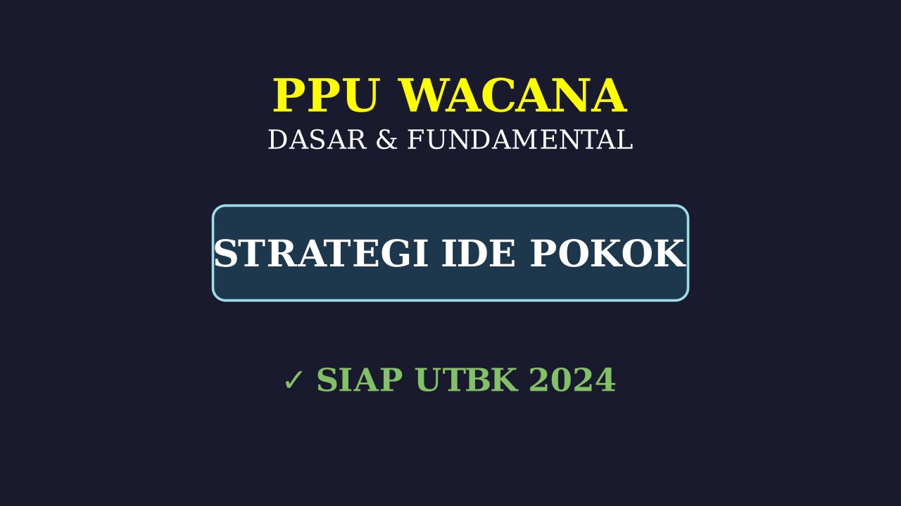 Memahami Konsep Fundamental