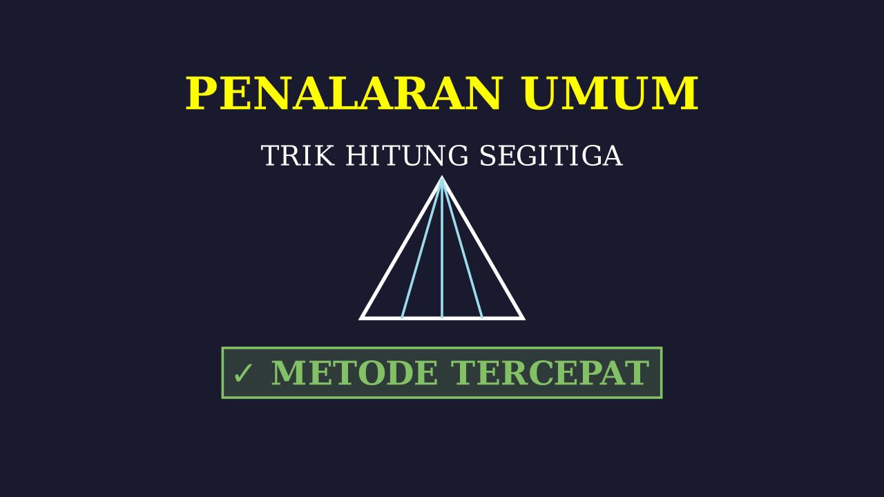 Menghitung Banyak Segitiga