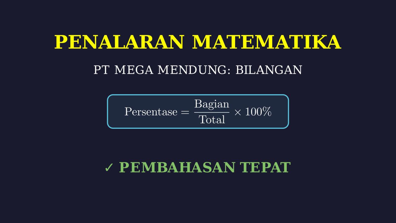 Pembahasan Soal: PT Mega Mendung