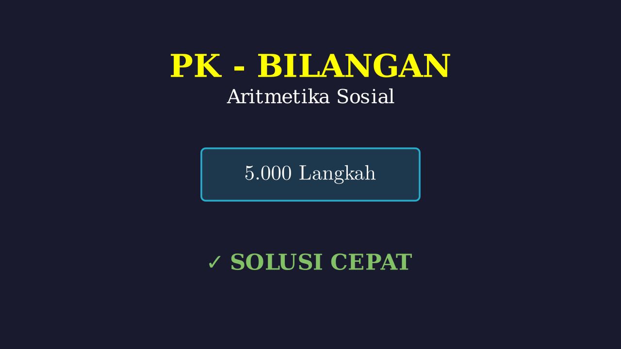 Soal Cerita: Menghitung Langkah