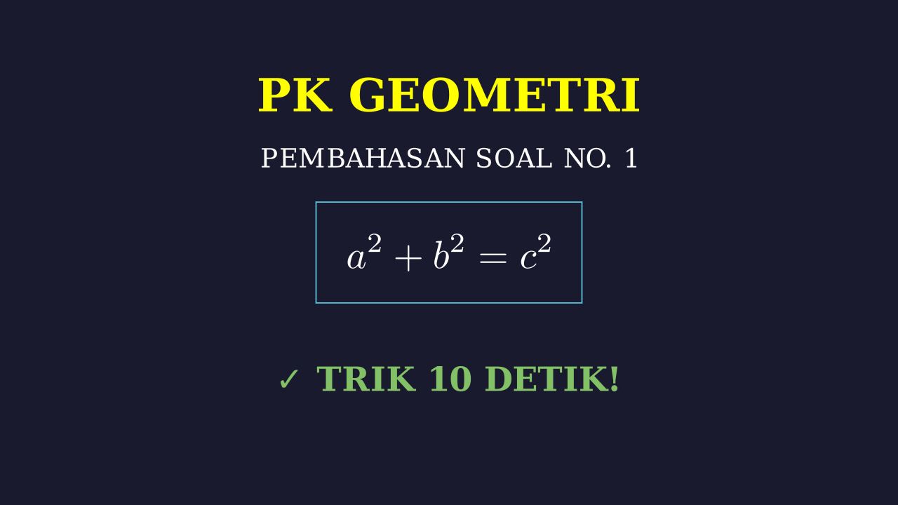 Solusi Kilat Soal Nomor 1