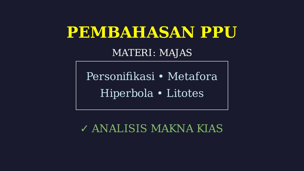 Majas: Gaya Bahasa
